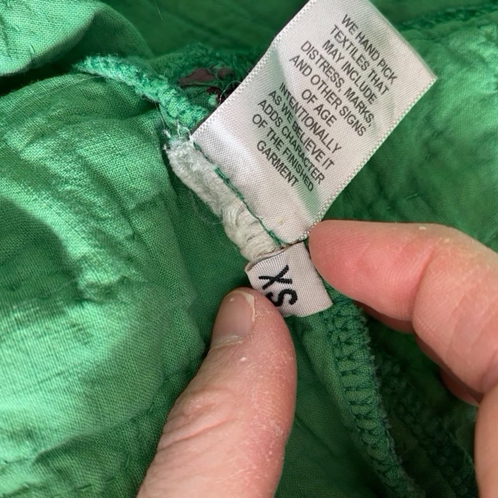 RARE: Carleen Green Quilted Women's Top XS - Picture 7 of 7